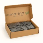 Πακέτο με ρετάλια διάτρητης λαμαρίνας (διάφορα μοτίβα/πάχη). Ιδανικό για DIY, διακόσμηση, προστατευτικά.