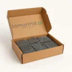 Πακέτο με ρετάλια μεταλλικού πλέγματος deployé (ανεπτυγμένο μεταλλικό πλέγμα). Ιδανικό για DIY, διακοσμητικά, προστατευτικά.